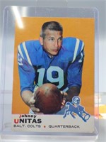 1969 Topps Johnny Unitas Football Card!