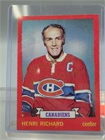 1973-74 O-Pee-Chee Henri Richard Hockey Card!