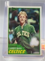 1981 Topps Larry Bird basketball card!