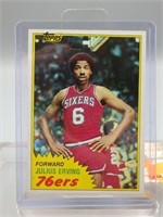 1981 Topps Julius Erving Basketball Card