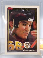 1991 Topps Mario Lemieux Hockey Card