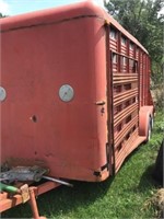 16ft Steel Livestock Trailer, With Title, Has