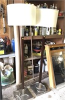 Two 60 1/2 Inch Floor Lamps