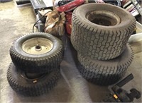 2 Tires 16/6.50-8 W/  Wheels And 2 Tires