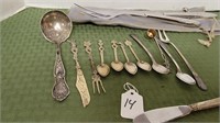sterling silver and silver plate lot and more