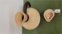 1950s california pottery tea set catalina rancho