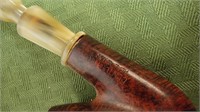 centurian real briar pipe and meerschaum corn pipe