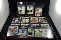 16 baseball cards: