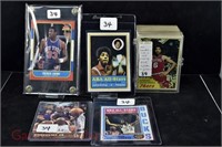 Basketball cards/small set: