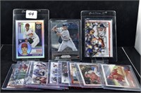 13 baseball cards: