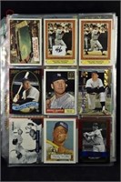 About 150 baseball cards: