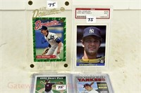 4 baseball cards: