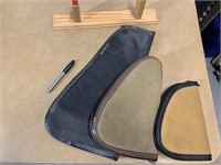 3 padded pistol cases