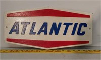 SS embossed steel Atlantic sign