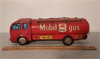 Tin Post war Mobilgas toy truck