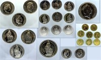 (Lot of 27) Franc, Rappen, & Pence Coins