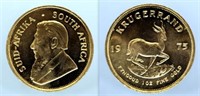 1975 Krugerrand 1 Oz. Fine Gold Coin