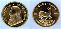 1977 Krugerrand 1 Oz. Fine Gold Coin