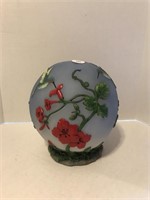 Floral Decorated Colorful Globe