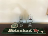 Lot of Heineken Beer Advertising Items
