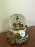 Musical Lighthouse Snow Globe