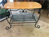 Fancy Iron Framed Occasional Table