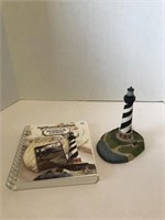 Cape Hatteras Figurine & Harbour Lights Book
