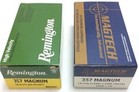 100 ROUNDS 357 MAGNUM,  50 REMINGTON 110 GRAIN