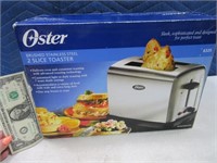 Unused OSTER 2slice Stainless Toaster