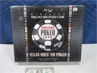 New TV "Plug & Play" W.S. Texas Hold Em Game 1of2