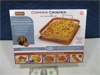 New 2pc COPPER CRISPER CopperChef 12" Pan Set