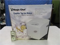 Unused MAGIC CHEF Counter Top Ice Maker 33lb/24hr