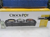 New CROCKPOT TRIO Cook&Serve Buffet Cooker