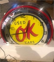 Ok Used Cars Clock