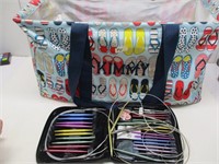 Crochet Needles & Flip Flop Bag
