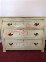 Antique 3 Drawer Dresser 31.5" Height