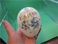 Antique Glass Easter Egg