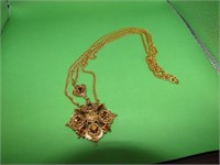 Stunning Vintage Florenza Signed Necklace