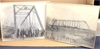 2 early photos of the Bradfordsville KY bridge