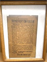 1892 Ordinance to Prevent Empiricism