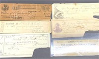 6 1800’s Bank Notes from Lebanon KY all originals