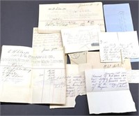 All 1800’s IOUs and receipts Lebanon KY