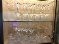 Wine Glasses and other Glassware