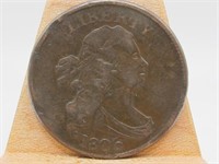 1806 DRAPPED BUST HALF CENT
