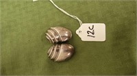 sterling silver clip on ear rings 21.3 dwt