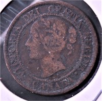 1859 CANADA LARGE CENT  VG