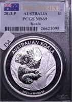 PCGS MS69 AUSTRALIA KOALA