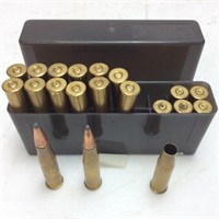 14 ROUNDS 8x56R RELOADS & 6 FIRED CASES