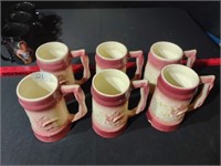 Vintage Anheuser Bush Beer Mugs