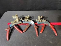Three Curtis Industries Model 15 Key Cutters